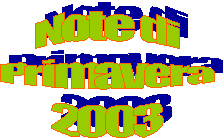 Note di
Primavera
2003